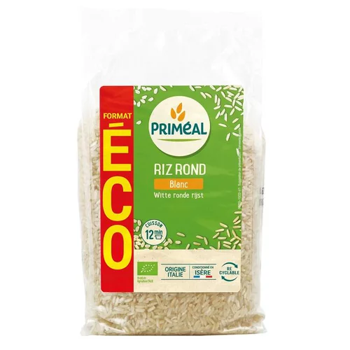 Riz rond blanc Italie bio Primeal - 2 kg