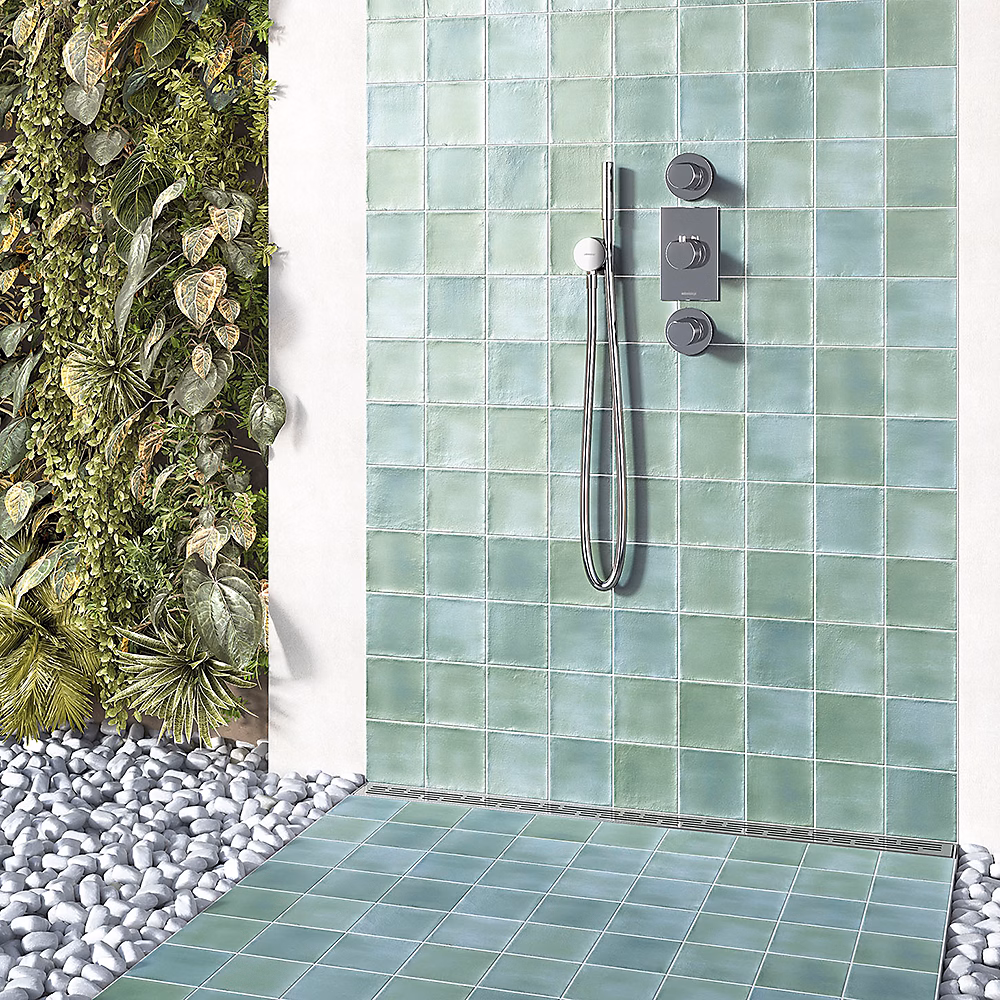 Carrelage Mural Premium Beret Moss Série 12 × 12cm