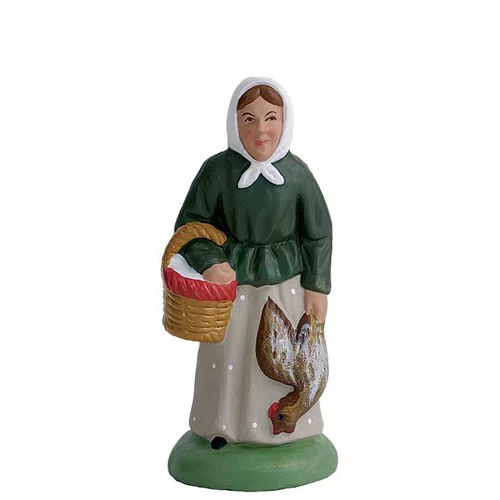 Femme à la poule 7 cm