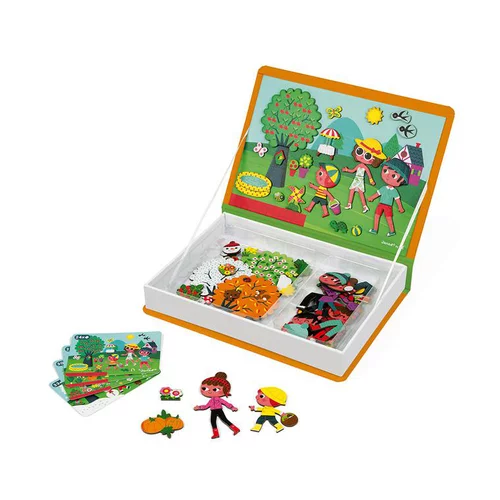 Jeu éducatif magnétique multicolore thème 4 saisons Magneti’book