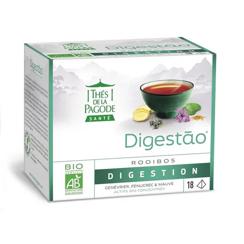 Thé rooibos digestao digestion bio Thé de la Pagode 18 sachets - 36 g