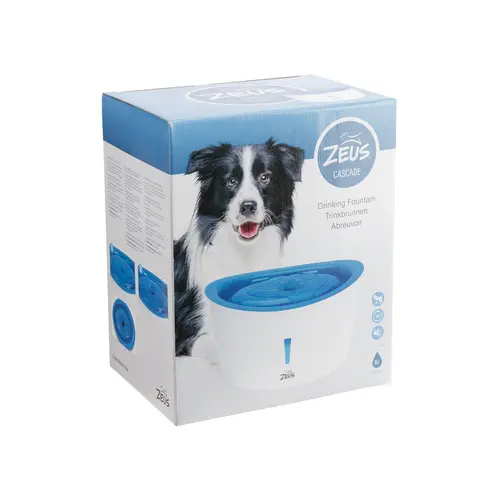 Fontaine à eau pour chien coloris blanc Zeus - 6 L