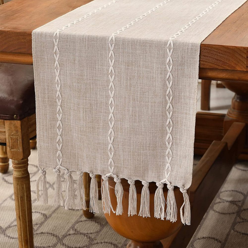 Chemin de Table Bohème Café Léger 33 × 90 cm