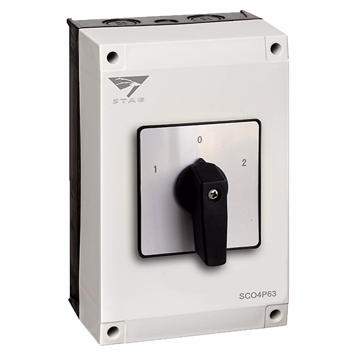 Coffret Inverseur De Source Manuel 63a Monophasé Ou Triphasé Pour Groupe électrogène – Avec Position 0