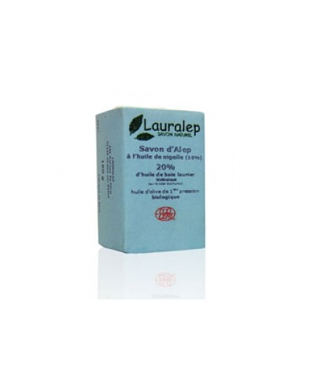 Lauralep - Savon d'Alep enrichi à l'huile de Nigelle - 150 gr