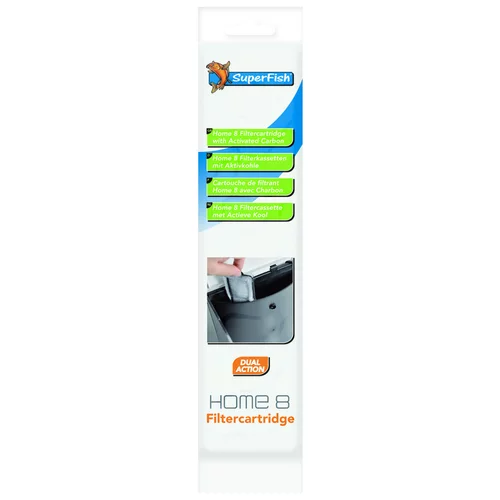 Cartouche Filtration pour Aquarium Home 8 12,2x28,2x2 cm