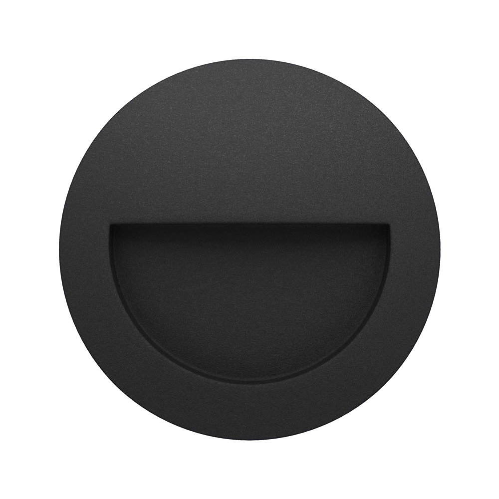Beneito & Faure – Mis R Wall 3W Led Spot Encastrable | Applique Murale Ronde Ip65 Interrupteur 2700K/3200K/4000K | Noir
