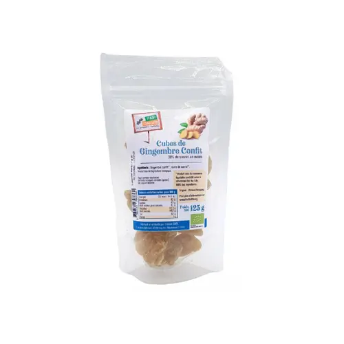 Gingembre confit allégé bio Fair Ginger - 125 g