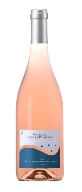 Vin rosé bio Coteaux d’Aix AOC Complices des Calanques - 75 cl