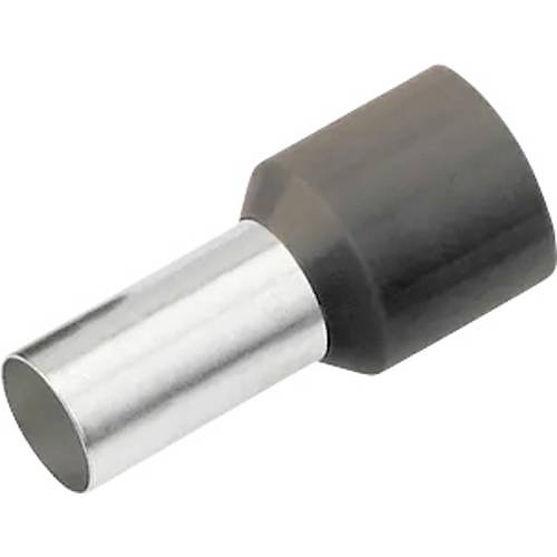 Embout simple d'extrémité de câble 6 mm² partiellement isolé – pack de 100 pièces