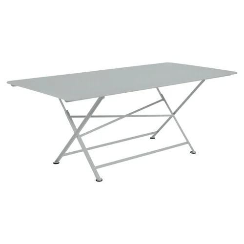 Table pliante Cargo coloris gris en acier Fermob - 190 x 90 cm
