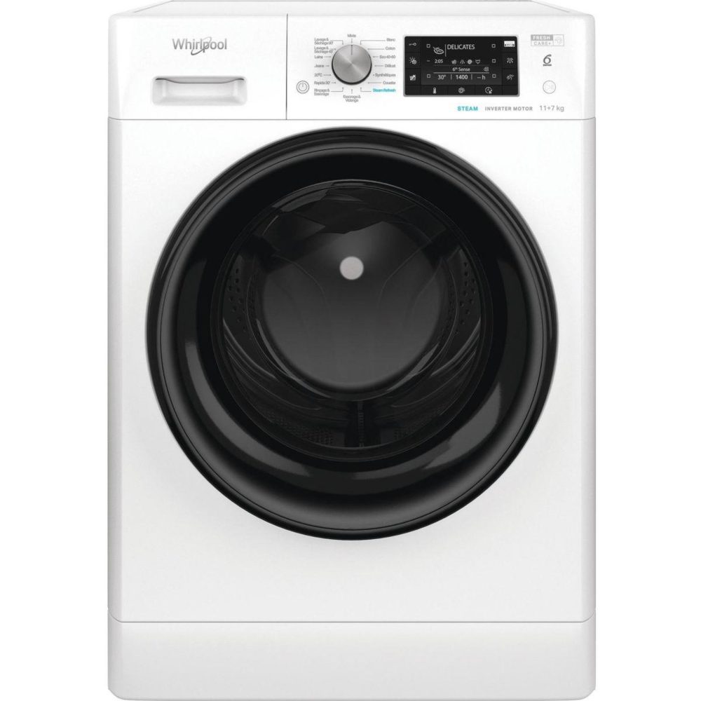 Whirlpool Lave linge séchant hublot ffdb1174489bvfr – 7 kg coton