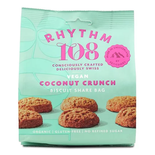 Biscuits croquant bio noix de coco Rythm 108 - 135 g