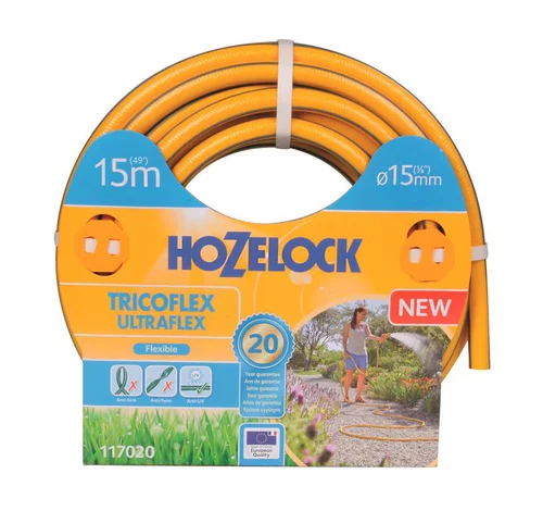 Tuyau tricoflex ultraflex coloris vert Hozelock - 15 m