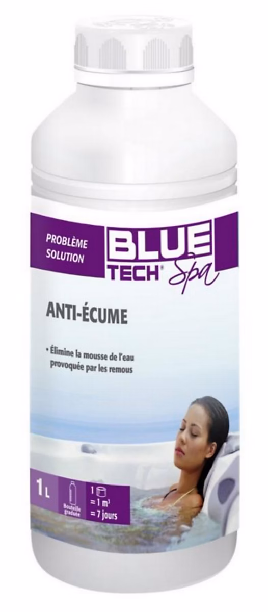 Anti – Écume Blue Tech Spa 1L pour Spa