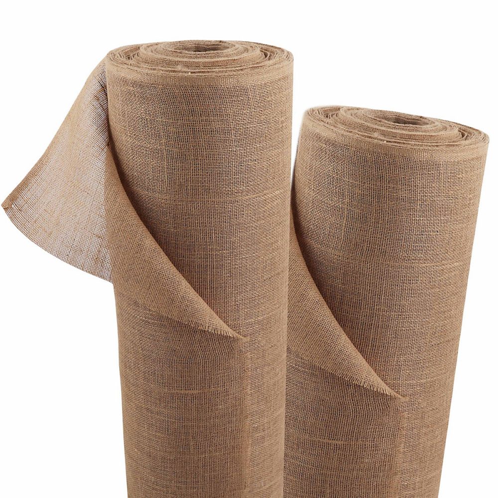 45m x 1m tissu de jute 215g/m² tapis de jute de jardin tissu de jute Aquagart
