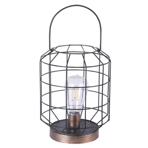 Lanterne de table solaire en métal et verre 10 lumens Bedfore - Ø 18 x 23,5 cm
