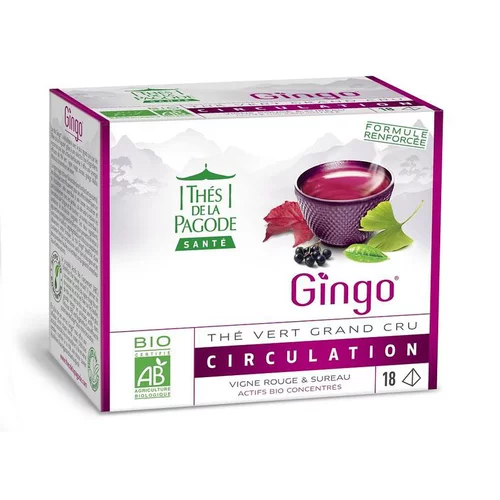 Thé vert Gingo bio - 18 infusettes