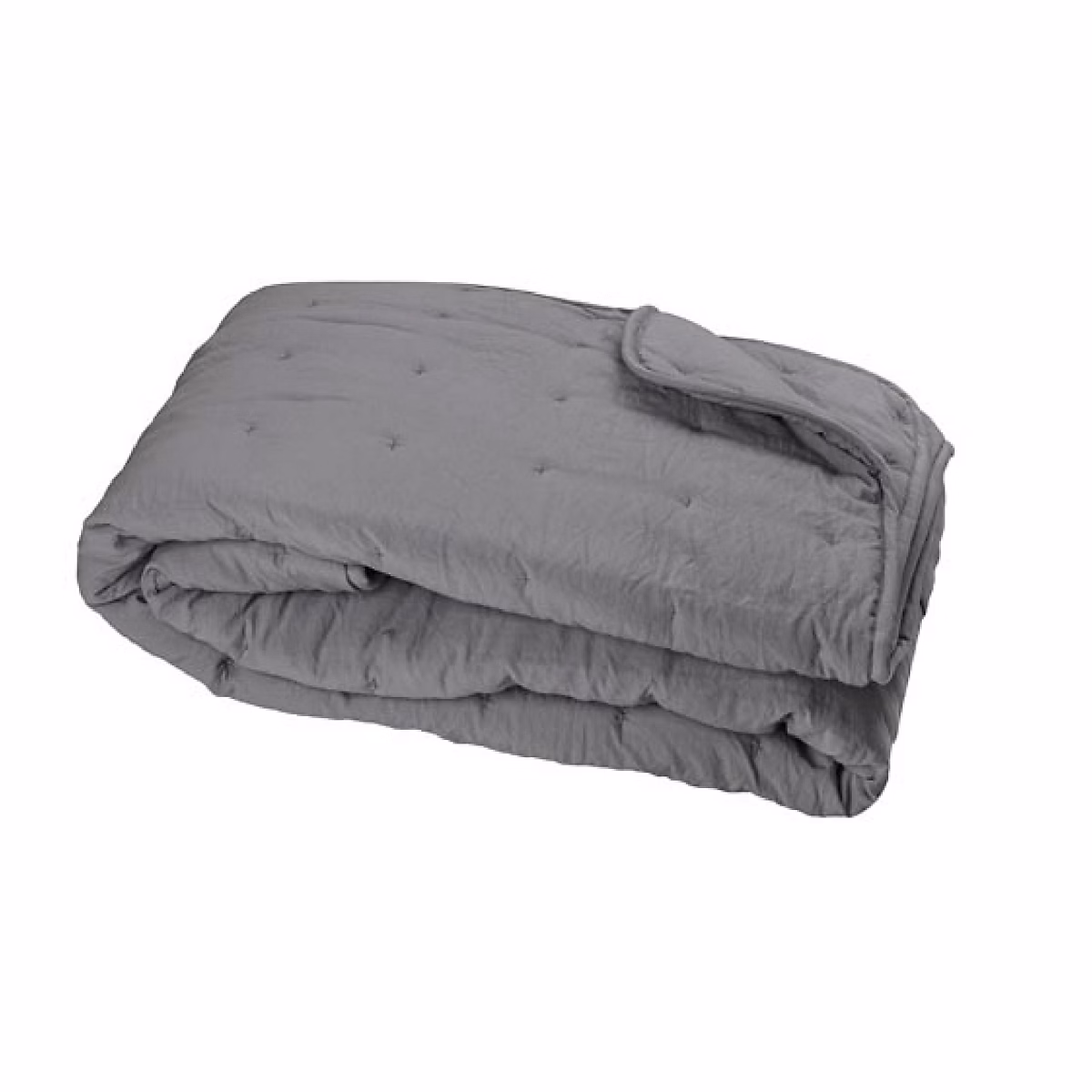 Couvre-Lit en microfibre matelassée (240 × 220 cm – Ardoise)