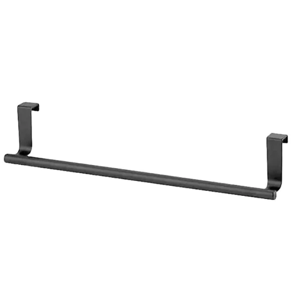 1 pièces en Acier Inoxydable Argent/Noir Ensemble de matériel de Salle de Bain Porte-Serviettes – Réf. FUEEXSHIH9933673182