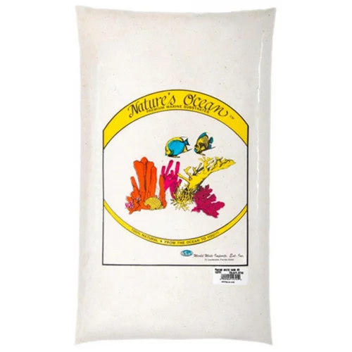 Sable marin blanc granulométrie fine NATURE'S OCEAN - 9,07Kg