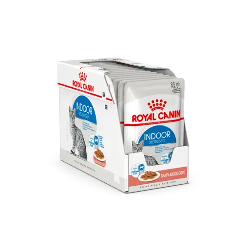 Pâtée pour chat d’intérieur stérilisé en sauce Royal Canin - 12 x 85 g