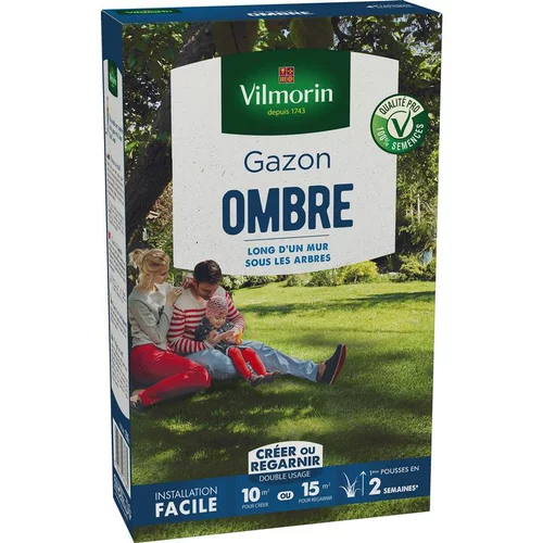 Graines de gazon à semer espace à l'ombre Vilmorin - en étui de 250 g