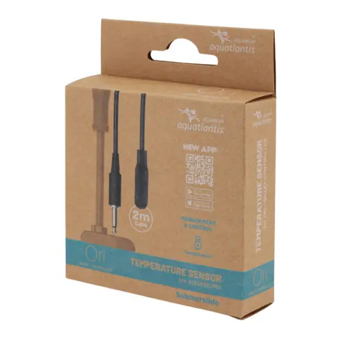 Contrôleur intelligent pour aquarium coloris noir sonde température Aquatlantis ORI