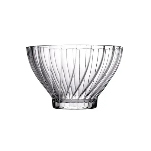 Coffret de 4 coupelles en verre transparent Bouquet Ø 13,8 cm - les 4 pièces