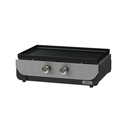 Plancha gaz Original 260 duo noir Le Marquier - L 63 x P 49 x H 21 cm