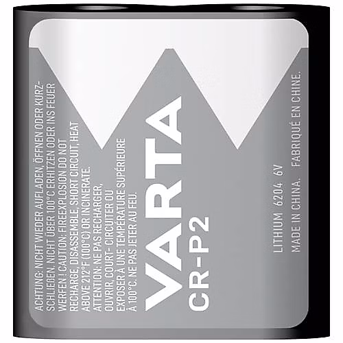 CR – P2 Varta 6V 1600 mAh pile lithium professional