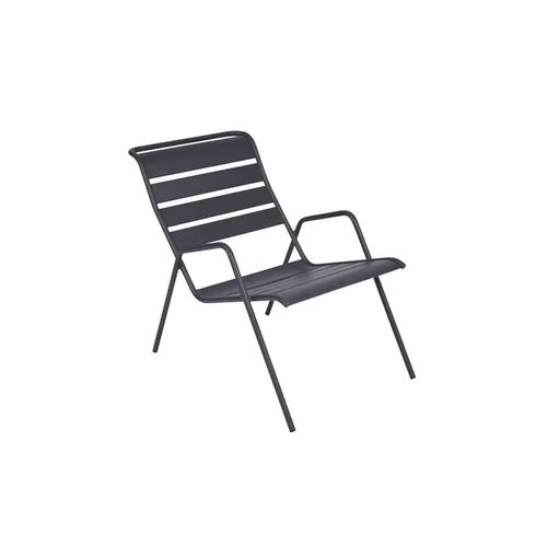 Fauteuil bas coloris carbone Monceau Fermob - 73 cm