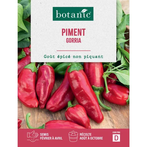 Graines de piment gorria botanic® - graines à semer
