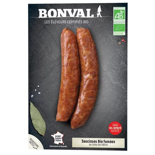 Saucisses fumées x 2/ 200 g