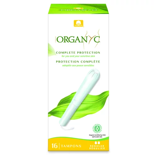 14 tampons réguliers avec applicateur Organyc