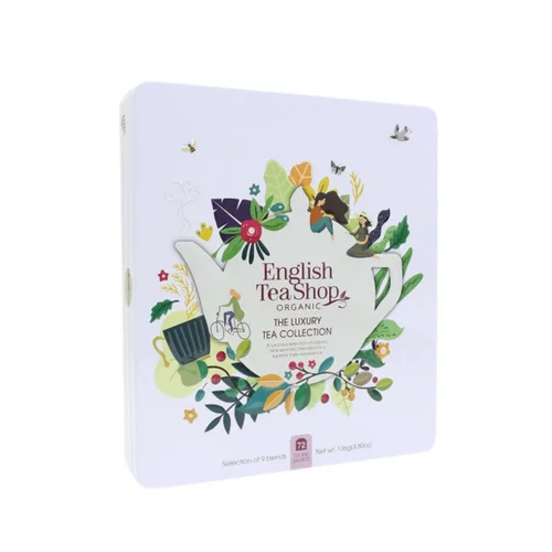 Coffret thés et infusions bio collection Luxury English Tea Shop - 72 sachets