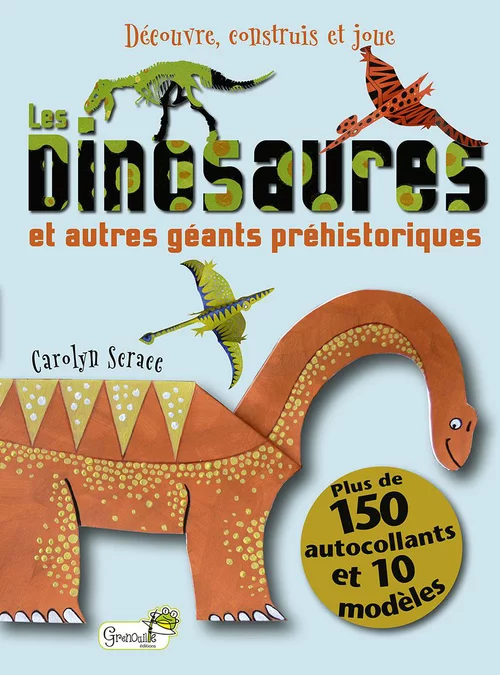 Livre "Les dinosaures découvre construis" Artemis