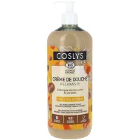 Crème de douche bio relaxante châtaigne caramel en flacon pompe Coslys - 250 ml