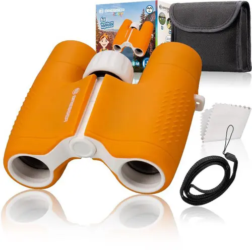 Jumelles 6x21 orange Bresser - 9 x 10 x 3,5 cm