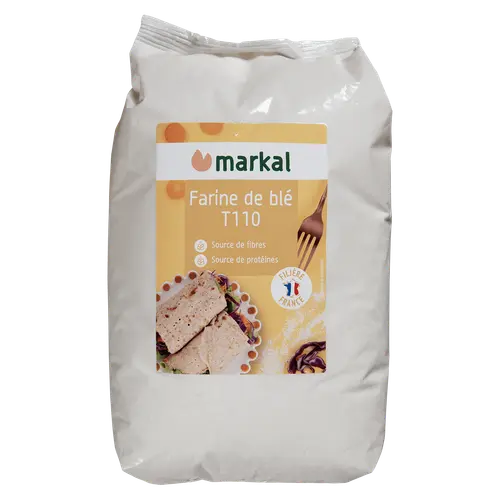 Farine de blé T110 bio - 1 kg