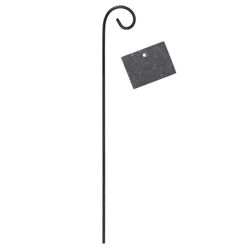 Porte étiquette + étiquettes en ardoise - 50 cm