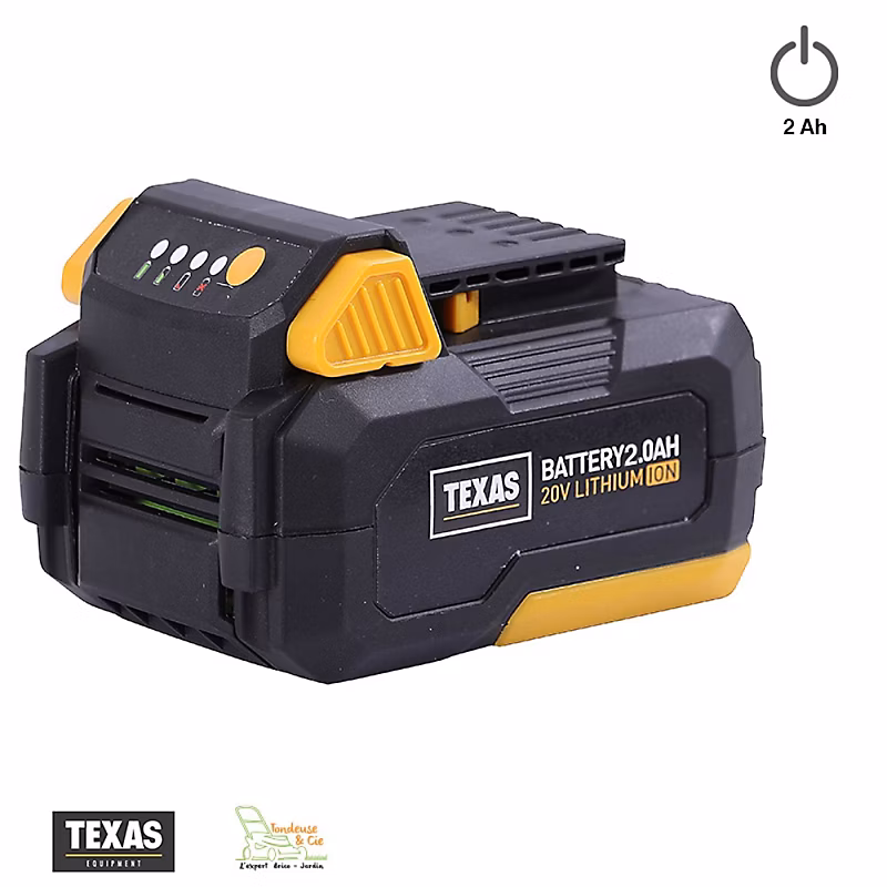 Outil de jardin sur batterie – Batterie 20v 2Ah pour outils sans fil à batterie Texas 20 volts