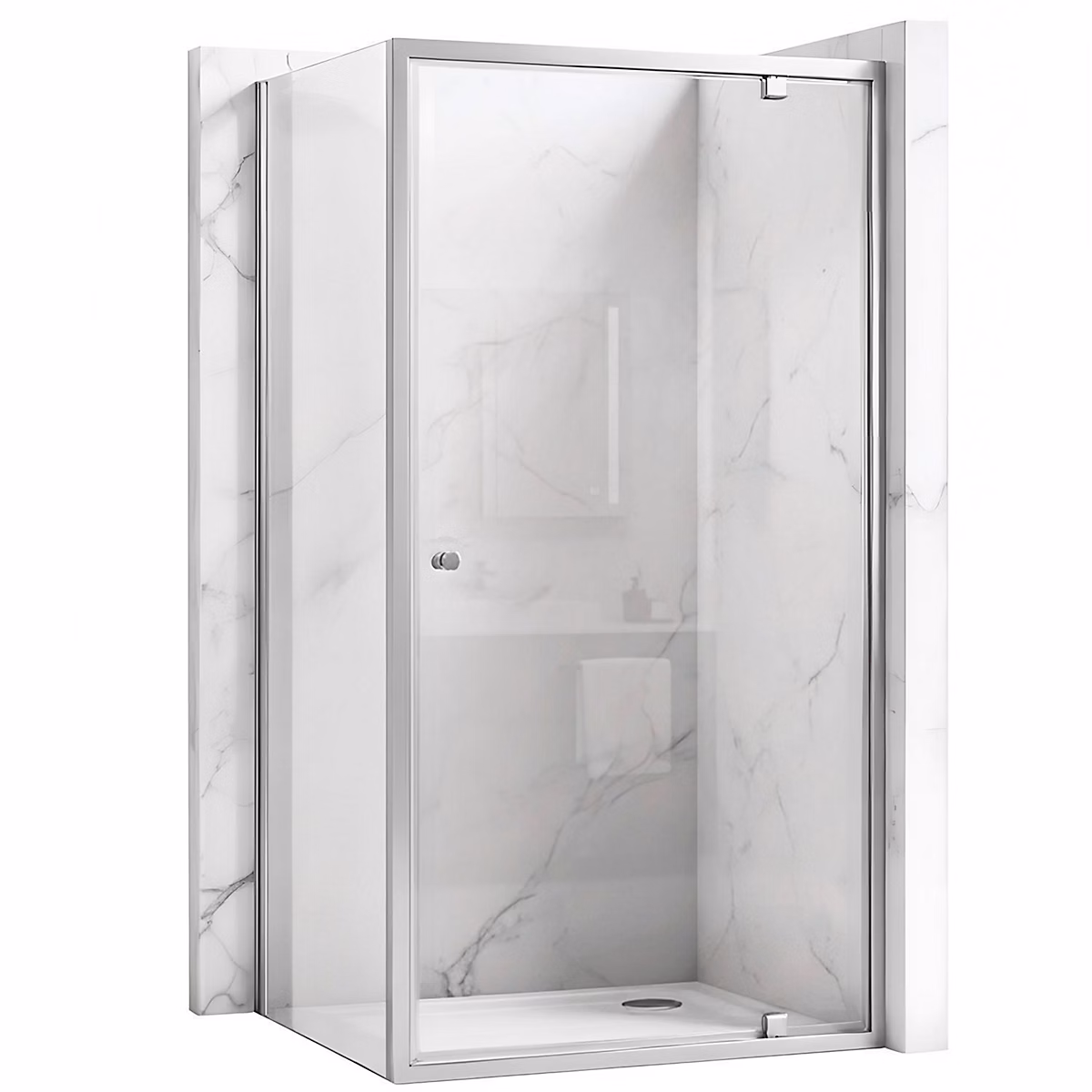 Paroi de douche – Cabine De Douche Angle Rea Primo Swing 80X90 Chrome