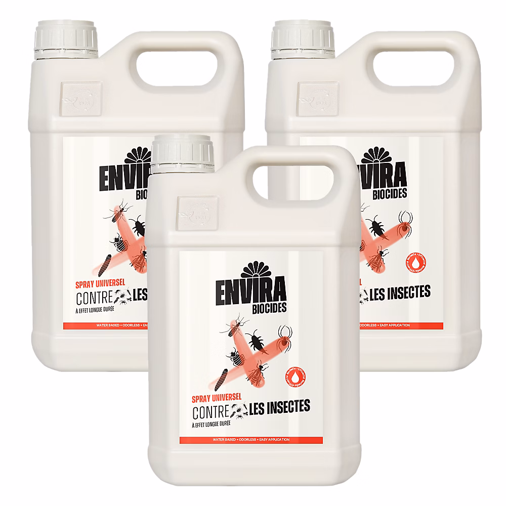 Envira Spray Multi – Insectes Pack Avantage, Protection Rapide et Efficace 3X5L