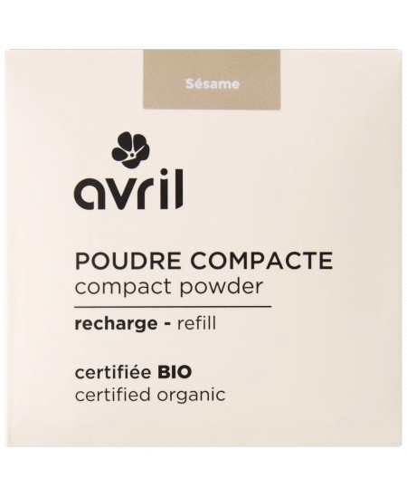 Avril - Poudre compacte Sésame certifiée Bio