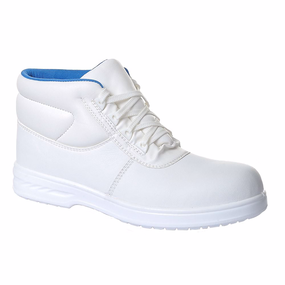 Chaussures de sécurité et chaussettes – Chaussures de cuisine Portwest Albus à lacets S2 Blanc 37