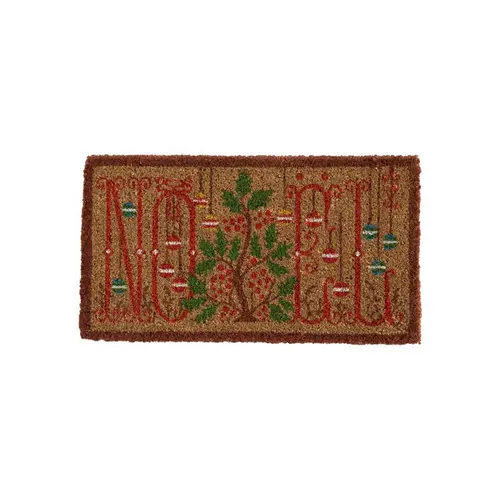 Paillasson en fibre de coco décor de Noël - 72 x 40 cm