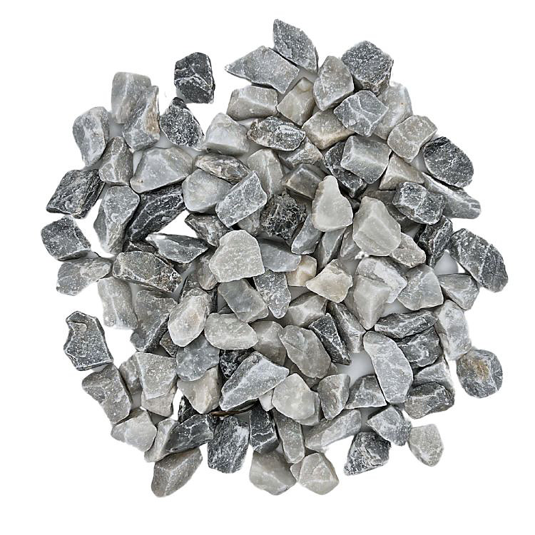 BIG BAG de +/ – 500 Kg Gravier de Marbre Gris Bleuté 8/16 mm, Livraison STANDARD