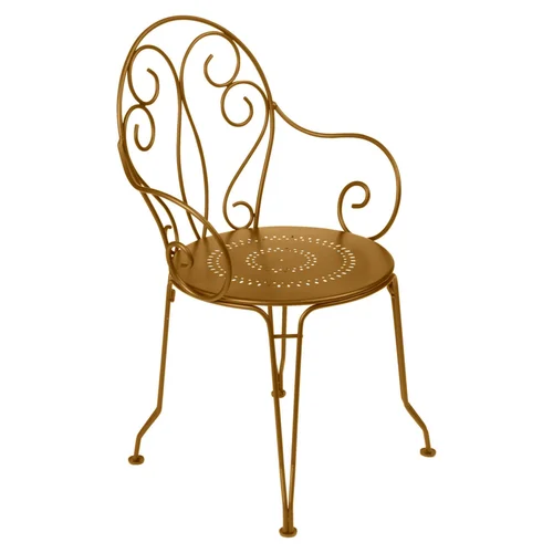 Fauteuil Montmartre coloris marron en acier Fermob - 56 x 48 cm
