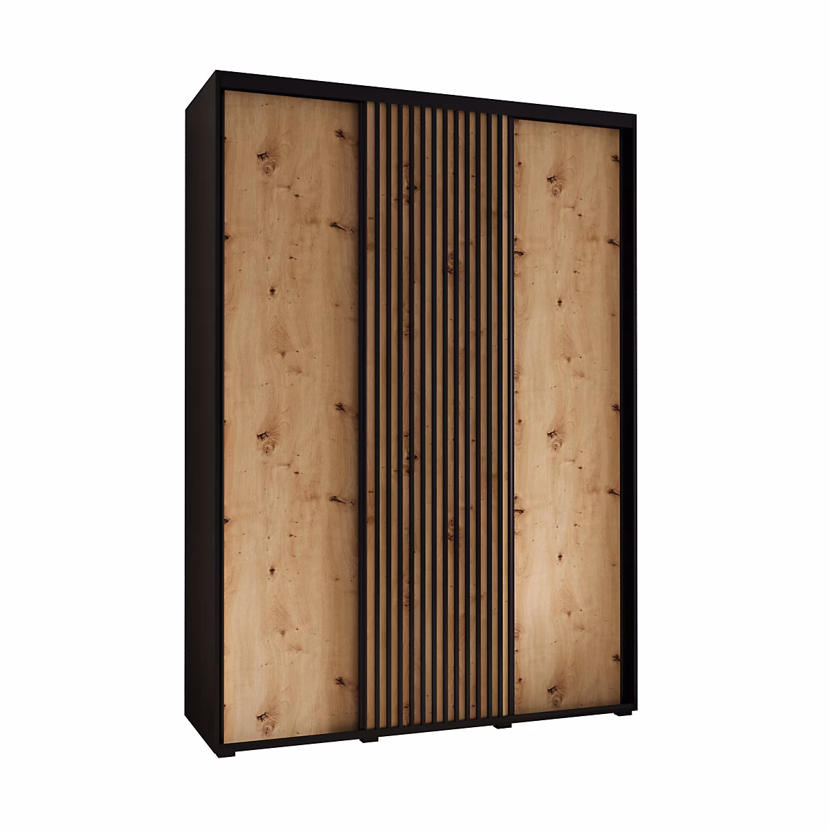 Armoire Lanko 1 a portes coulissantes H. 235 – 2 x L. 180 x P. 60 3 portes